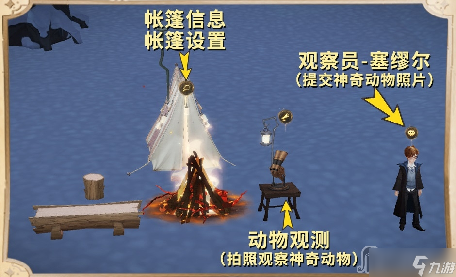 《哈利波特：魔法觉醒》帐篷使用方法