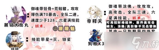 阴阳师伪晴明阵容