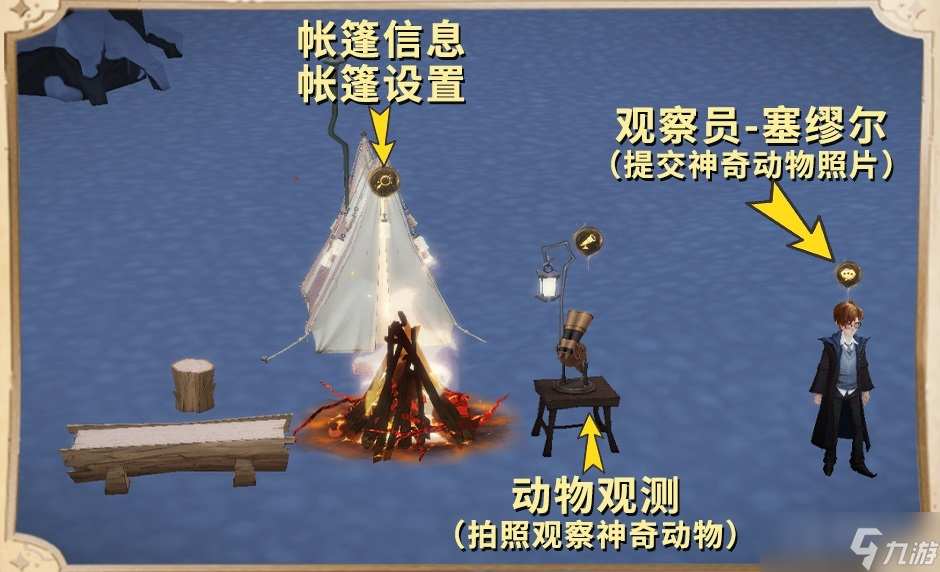 《哈利波特：魔法觉醒》帐篷使用教程