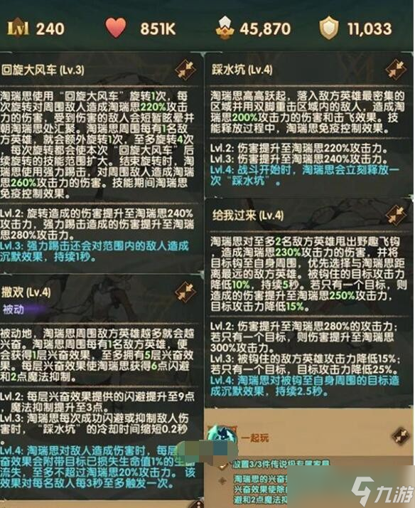 《剑与远征》淘瑞思技能强度分享