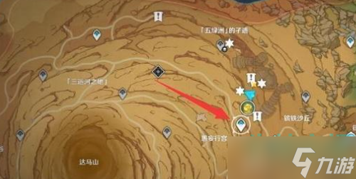 《原神》3.4版本五绿洲的孑遗锚点开启方法