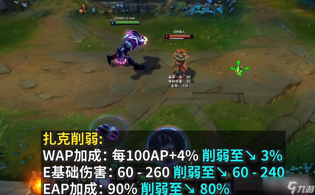 《英雄聯(lián)盟》PBE13.3版本扎克削弱一覽