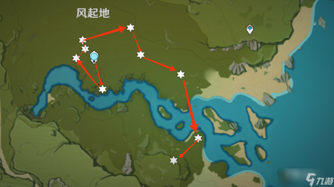 《原神》风车菊采集路线推荐