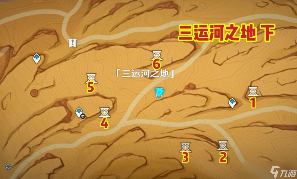 原神千壑沙地全圣章石收集攻略