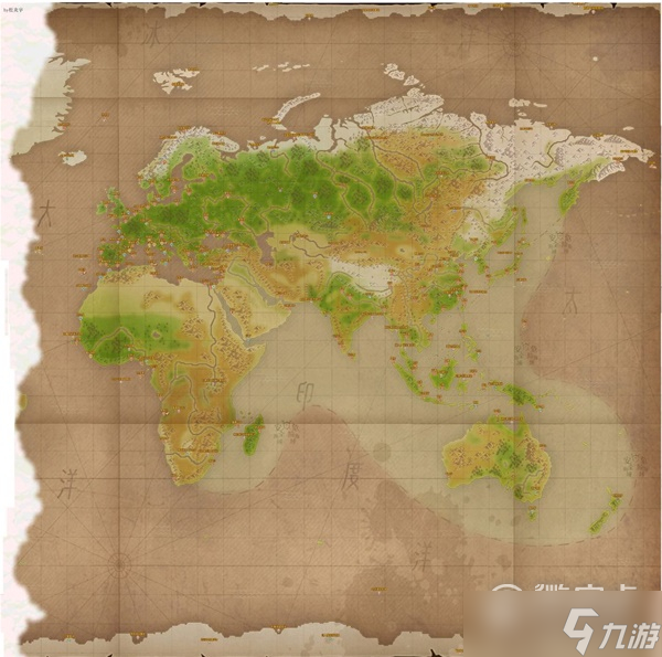 《航海日记2》世界地图分享