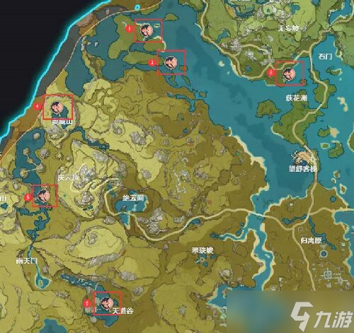 原神花鳉在哪钓地图