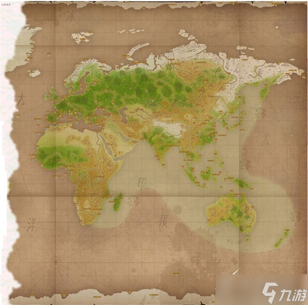 《航海日记2》世界地图分享