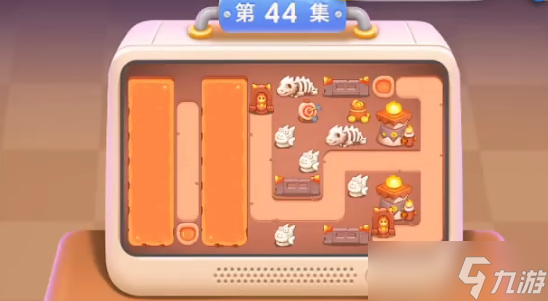 保卫萝卜4饿龙传说第44关攻略