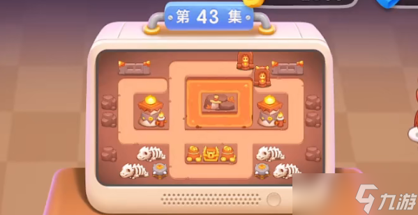 保卫萝卜4饿龙传说第43关攻略