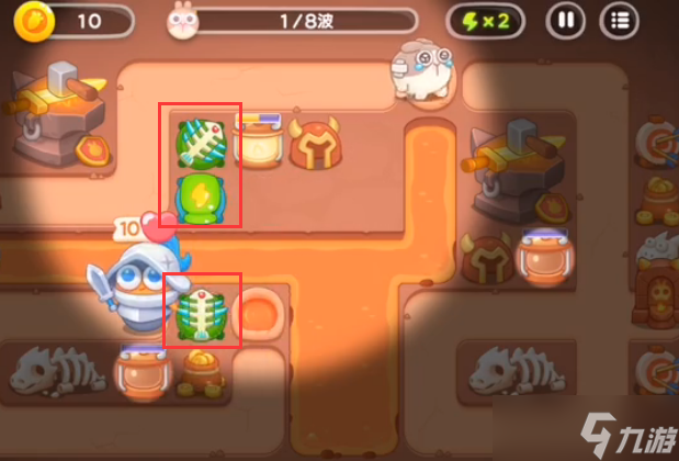 保卫萝卜4饿龙传说37关攻略 饿龙传说第37关图文通关解析