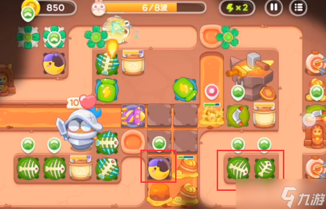《保卫萝卜4》饿龙传说第37关通关方法