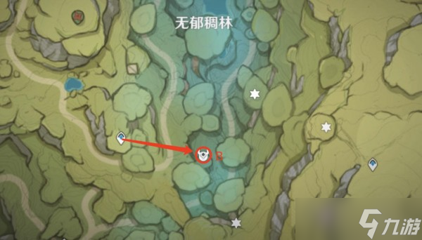 原神三处箭头涂鸦在哪