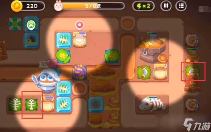 《保卫萝卜4》饿龙传说第37关通关方法