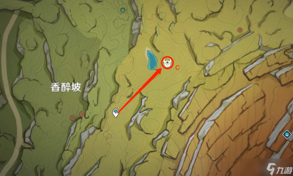 原神三处箭头涂鸦在哪