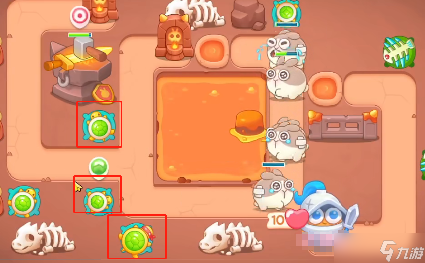 《保卫萝卜4》饿龙传说第42关满星攻略