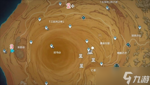 原神千壑沙地地灵龛位置在哪 原神千壑沙地地灵龛位置大全