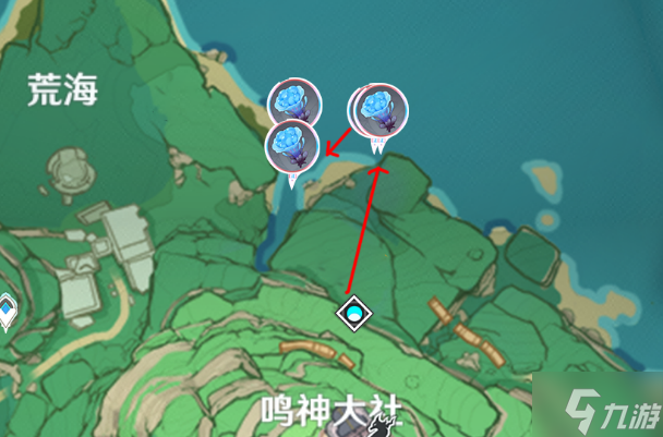 原神海灵芝分布图
