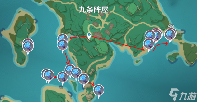 原神海灵芝分布图