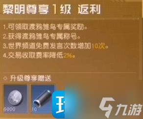 黎明觉醒vip价格表 1-10vip等级奖励一览