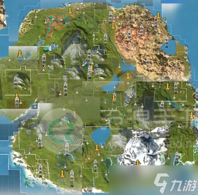 妄想山海地图大全