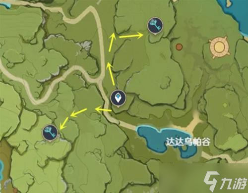 《原神》蒙德地灵龛分布图 蒙德地灵龛位置在哪？