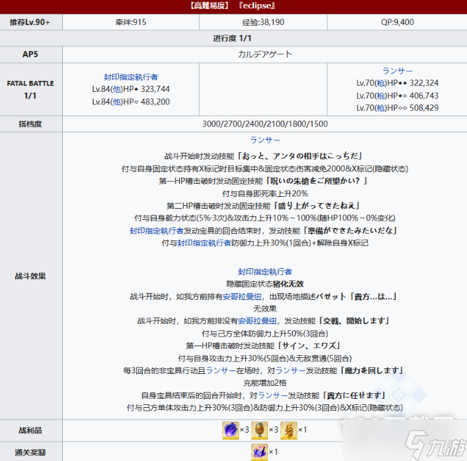 FGO2023情人节高难度关卡打法