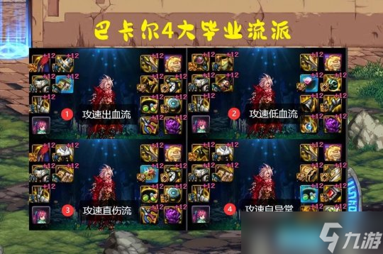 DNF4大毕业流派伤害对比