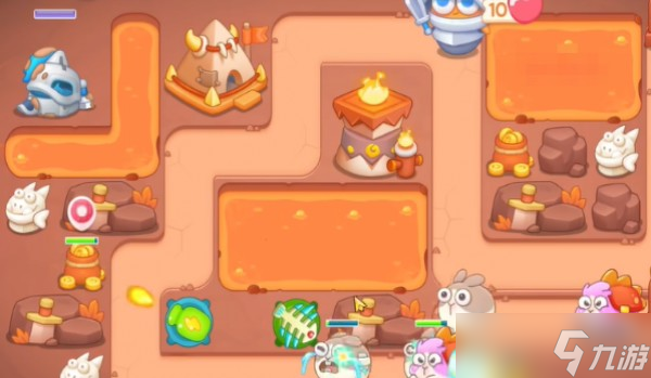 《保卫萝卜4》饿龙传说第60关攻略