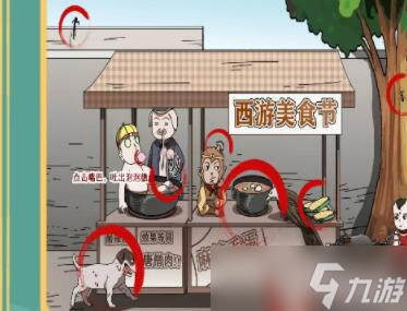 《疯狂文字》西游美食节找出所有食物通关攻略