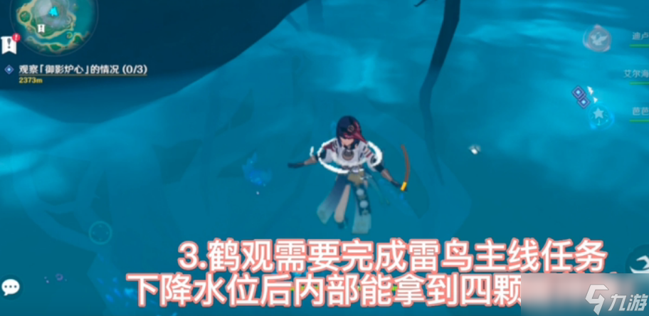 原神萌新雷神瞳收集攻略