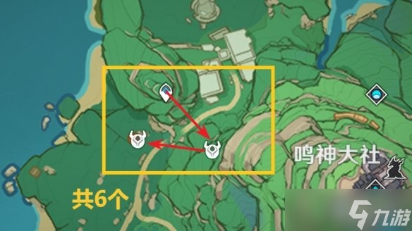 《原神》愚人众分布图 3.4愚人众讨伐路线