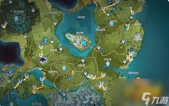 原神骗骗花哪里多-骗骗花采集路线图大全