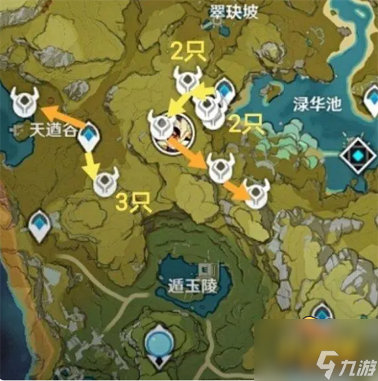 原神骗骗花哪里多-骗骗花采集路线图大全
