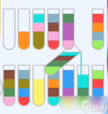 水排序謎題142關(guān)怎么過