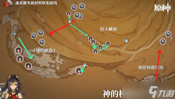 原神织金红绸收集路线汇总