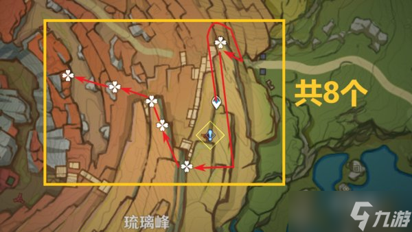 《原神》清心分布图 3.5清心采集路线攻略