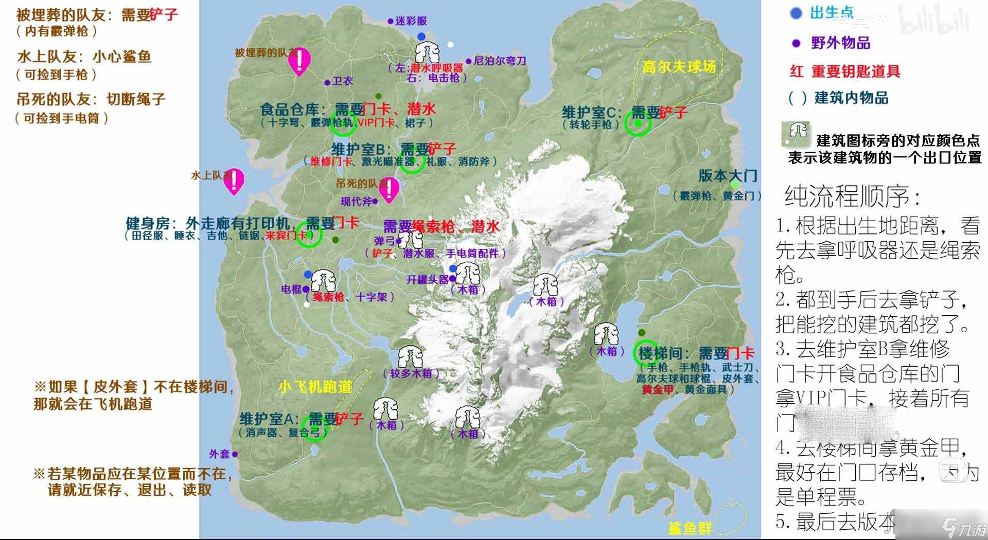 《森林之子》所有道具地图收集位置一览