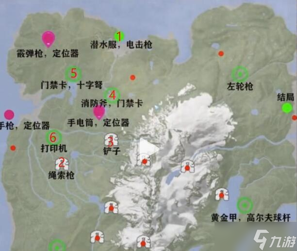 森林之子三張鑰匙卡在哪 三張鑰匙卡位置分享