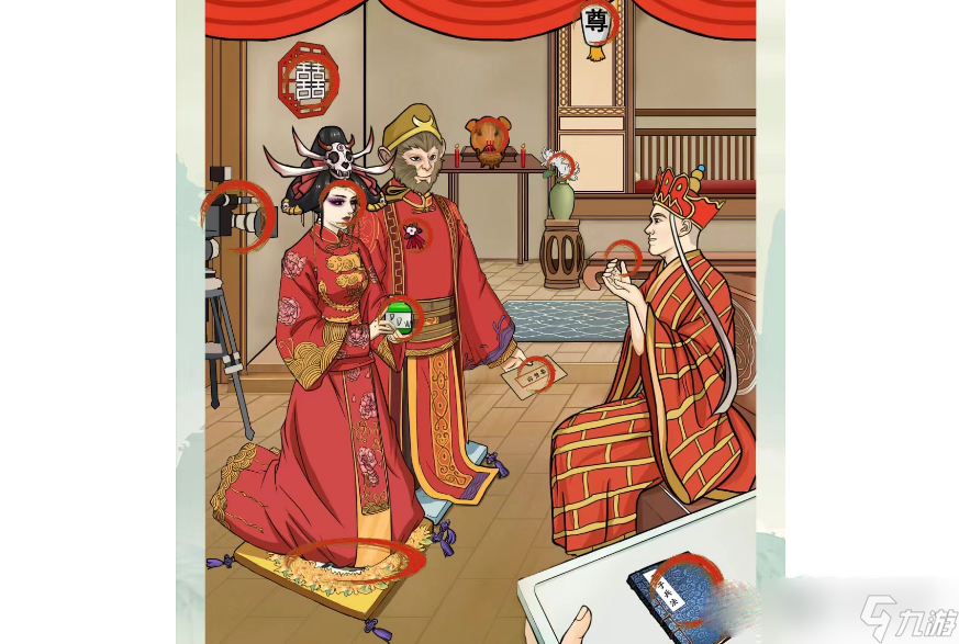 《文字王者》大圣娶亲通关方法
