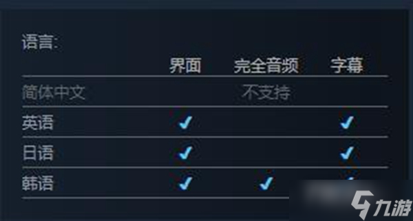 《边狱巴士公司》支持语言介绍