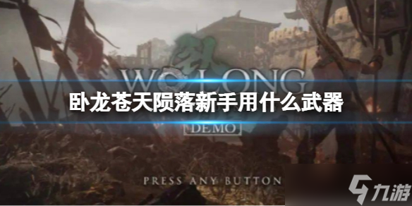卧龙苍天陨落新手用什么武器