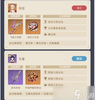 原神3.1深渊毕业阵容是什么