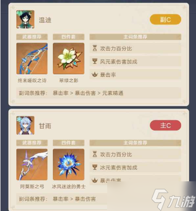 原神3.1深渊毕业阵容是什么