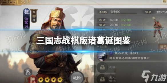 三国志战棋版诸葛诞武将图鉴 诸葛诞属性战法搭配推荐