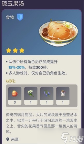 原神3.6新料理一览