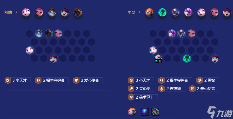 金铲铲之战小天才九五阵容怎么搭配