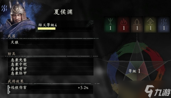 《卧龙苍天陨落》夏侯渊属性一览？夏侯渊武将属性介绍