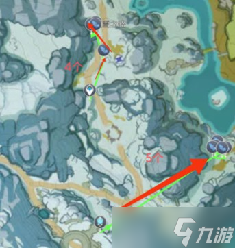 原神星银矿石哪里最多 原神星银矿石采集路线位置分布图说明