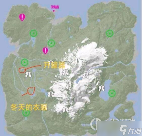 森林之子开罐器位置与冬天衣服位置一览