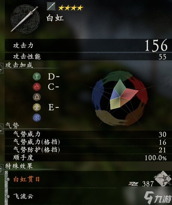 卧龙苍天陨落全武器补正数值一览